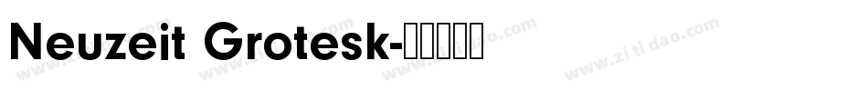 Neuzeit Grotesk字体转换